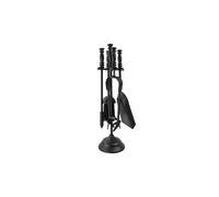 JVL Belvoir 4 Piece Companion Set - Black JVL Black