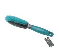 JVL Car and Bike Care Cleaning Range Wheel Loop Brush, Plastic and Rubber, Grey and Teal, 29 x 7.5 x 2 cm