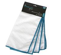 JVL Car Care Cleaning Range Large Microfibre Cloths, Microfibre, Teal/White, 30 x 0.5 x 30 cm