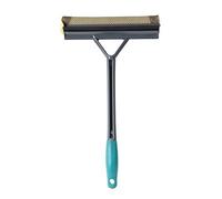 JVL Car Care Cleaning Range Window Squeege with Sponge, Plastic, Rubber and Sponge, Teal/Grey, 46.5 x 6.5 x 25.5 cm