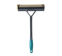 Jvl Car Care Cleaning Range, Window Squeegee With Sponge, Plastic And Rubber, Teal And Grey