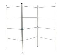 JVL 3 Fold Clothes Airer -6M White | Size: 1 Pack JVL White 1 Pack