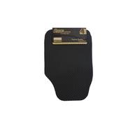 JVL Carbon Luxury Rubber Car Mat Set in Black | Size: 45 cm x 70 cm JVL Black 45 cm x 70 cm