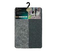 JVL Chelsea Barrier Scraper Door Mat, Grey, 50 x 75cm, Small, 01-520