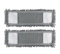JVL Chenille Mop Replacement Cleaning Pad - Grey x 2