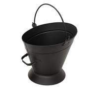 JVL Cheviot Waterloo Iron Fireside Coal/Log Bucket - Black