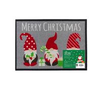 JVL Christmas Machine Washable Door Mats - 40 x 57cm - Robin in Red | Size: 40 cm x 60 cm JVL Red 40 cm x 60 cm