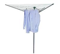 JVL Compact & Robust 30M 3 Arm Steel Rotary Clothes Airer