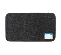 JVL Delta Scraper Door Mat, 40x70cm, Charcoal | Size: 40 cm x 70 cm JVL Charcoal 40 cm x 70 cm