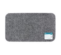 JVL Delta Scraper Door Mat, 40x70cm, Grey | Size: 40 cm x 70 cm JVL Grey 40 cm x 70 cm