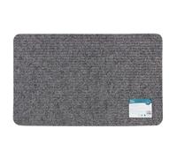 JVL Delta Scraper Door Mat, 50x80cm, Grey | Size: 50 cm x 80 cm JVL Grey 50 cm x 80 cm