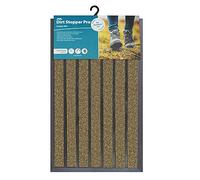 JVL Dirt Stopper Pro Rectangular Scraper Entrance Door Mat, Beige