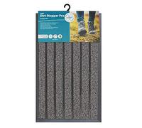JVL Dirt Stopper Pro Rectangular Scraper Entrance Door Mat, Grey