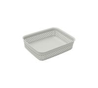 JVL Droplette 2.2L Storage Basket - Ice Grey in Light Grey | Size: Small JVL Light Grey S