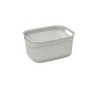 Droplette 3.3L Storage Basket - Ice Grey JVL Light Grey S