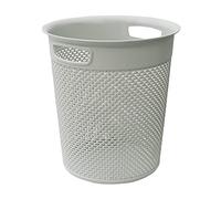 JVL Droplette Design Plastic Bin, 12L, 30 x 29cm approx.