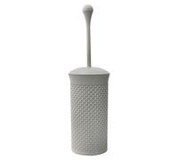 JVL Droplette Design Plastic Toilet Brush - Ice Grey