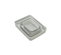 JVL Droplette S/3 Storage Baskets - Ice Grey in Light Grey | Size: Small JVL Light Grey S