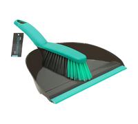 JVL Dustpan & Bristle Brush Set in Grey | Size: 1 Pack JVL Grey 1 Pack
