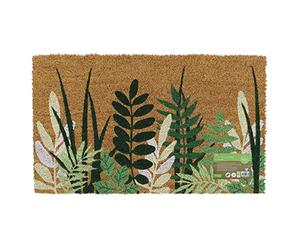 JVL Eco-Friendly Latex Backed Coir Door Mat, Greenery, Natural
