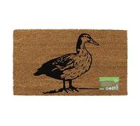 JVL Eco-Friendly Latex Backed Coir Door Mat, Quackers Duck
