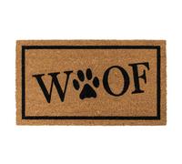 Jvl Eco-Friendly Latex Backed Coir Entrance Doormat, 40X70Cm - Woof