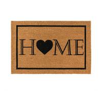 Jvl Eco-Friendly Latex Backed Coir Entrance Doormat, 60X90Cm - Heart Home Welcome