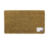 Jvl Eco Friendly Ryburn Plain Natural Coir Doormat 45X75Cm