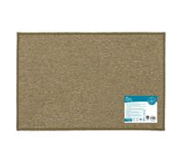 JVL Eden Machine Washable Latex Backed Doormat, 40x60cm, Latte