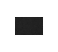 JVL Eden Machine Washable Latex Backed Doormat, 50x80cm, Black | Size: 50 cm x 80 cm JVL Black 50 cm x 80 cm