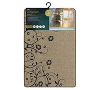 JVL Elegance Door Mat 50 x 75 cm, Trailing Flower