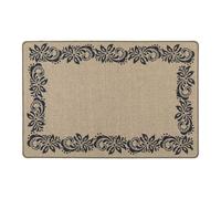 Jvl Elegance Doormat, Scroll Boarder - 50X75Cm