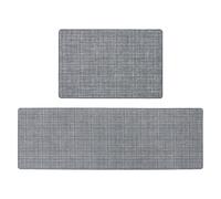 JVL Elegance Mat & Runner - Grey | Size: 50 cm x 150 cm JVL Grey 50 cm x 150 cm