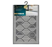 JVL Expression Machine Washable Entrance Doormat, 50x75cm - Leaves
