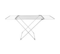 JVL Extendable Clothes Dryer 25m Folding Laundry Airer Indoor Drying Rack, White