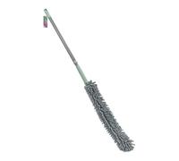 JVL Extendable Flexible Duster, Bendable Head for Hard to Reach Areas, Telescopic Handle Household Cleaning Tool - Grey