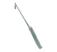 JVL Extendable Flexible Duster, Bendable Head for Hard to Reach Areas, Telescopic Handle Household Cleaning Tool - Green