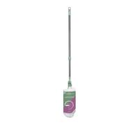 JVL Extendable Microfibre Duster, Telescopic Handle for High Reach Dusting, Soft Microfibre Head Household Cleaning Tool - Grey