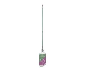 JVL Extendable Microfibre Duster, Telescopic Handle for High Reach Dusting, Soft Microfibre Head Household Cleaning Tool - Green