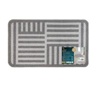 JVL Fiora Machine Washable Door Mat 44x75cm Skyline Strata