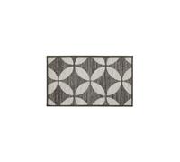 JVL 44x75cm Fiora Machine Washable Door Mat - Pewter