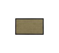 JVL Firth Tile Rubber Backed Door Mat, 40x70cm, Beige | Size: 40 cm x 70 cm JVL Beige 40 cm x 70 cm