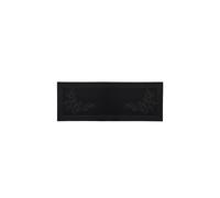 JVL Foliage Scraper Rubber Pin Patio Doormat 45x120cm in Black | Size: 45 cm x 120 cm JVL Black 45 cm x 120 cm