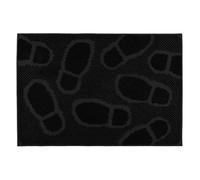 Jvl Footprint Scraper Rubber Pin Doormat, 40X60Cm
