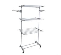 Jvl Freestanding 3 Tier Drying Rack, White
