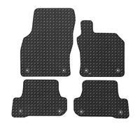 JVL Fully Tailored Rubber Car Mat Set for 4