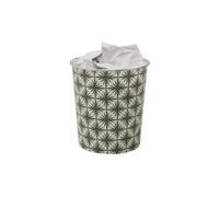 JVL Geo Plastic Waste Paper Bin in Light Green | Size: 2 Pack JVL Light Green 2 Pack