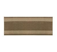 JVL Granada Latex Backed machine Washable Entrance Runner Mat, Brown, Beige, Polypropylene/ Latex, Brown/Beige, 180 x 67 x 1.2 cm