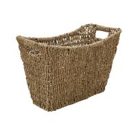 JVL Hand Woven Seagrass Newspaper/Magazine Storage Rack