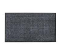 JVL Heavy Duty Barrier Anti-slip Door Mat, 80x120cm, Blue/Black in Black | Size: 80 cm x 120 cm JVL Black 80 cm x 120 cm